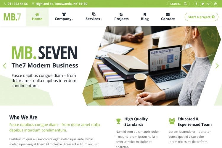 تصميم مواقع WordPress