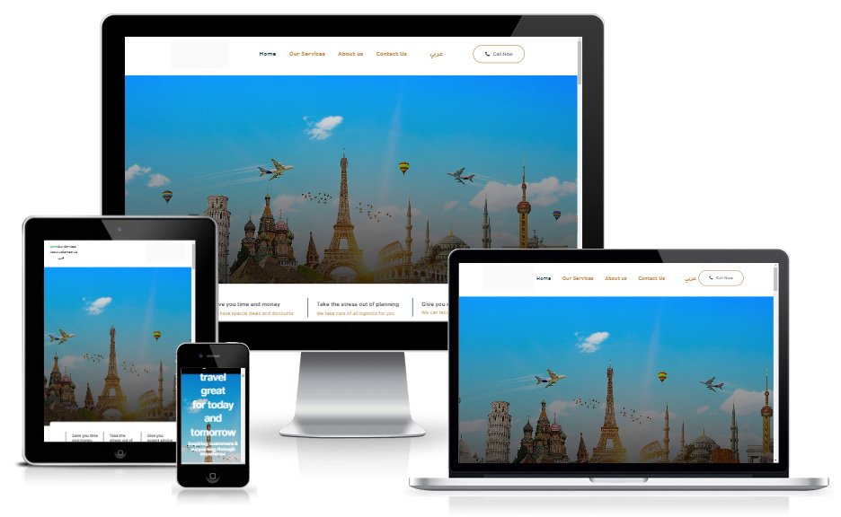 تصميم هوية وموقع الجود ترافيل اجينسي Al Goud