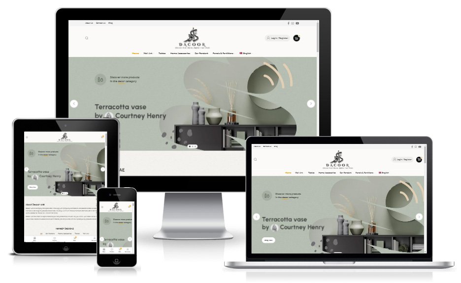 تصميم متجر داكور Dacoor