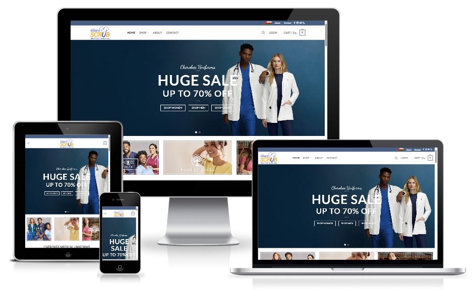 scrubglary تصميم موقع